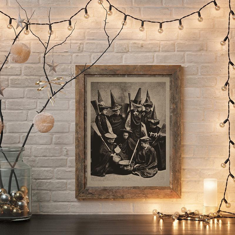 Witch Cooking Vintage Halloween Photos Posters and Prints Wizardry Wall Art Canvas Painting Modern Kitchen Decoration Pictures