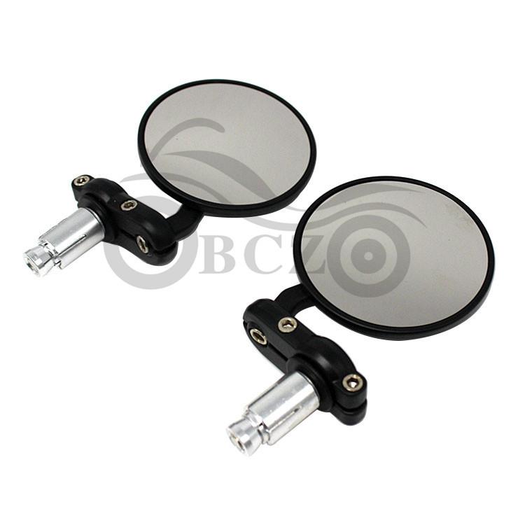 Harley Prince Retro Non-Folding Handlebar Rearview Mirror for Motorcycles