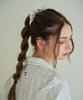 Contoursong Mint Piping Hair Scrunchie