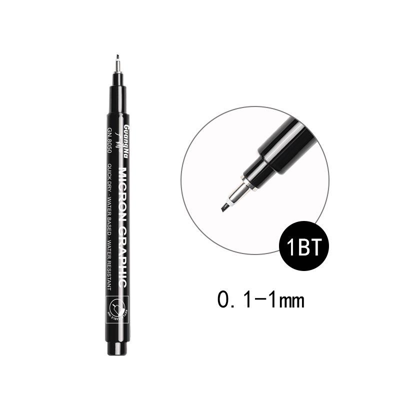 Guangna 8050 Needle Point Archival Ink Pen Set for Sketching and Outlining