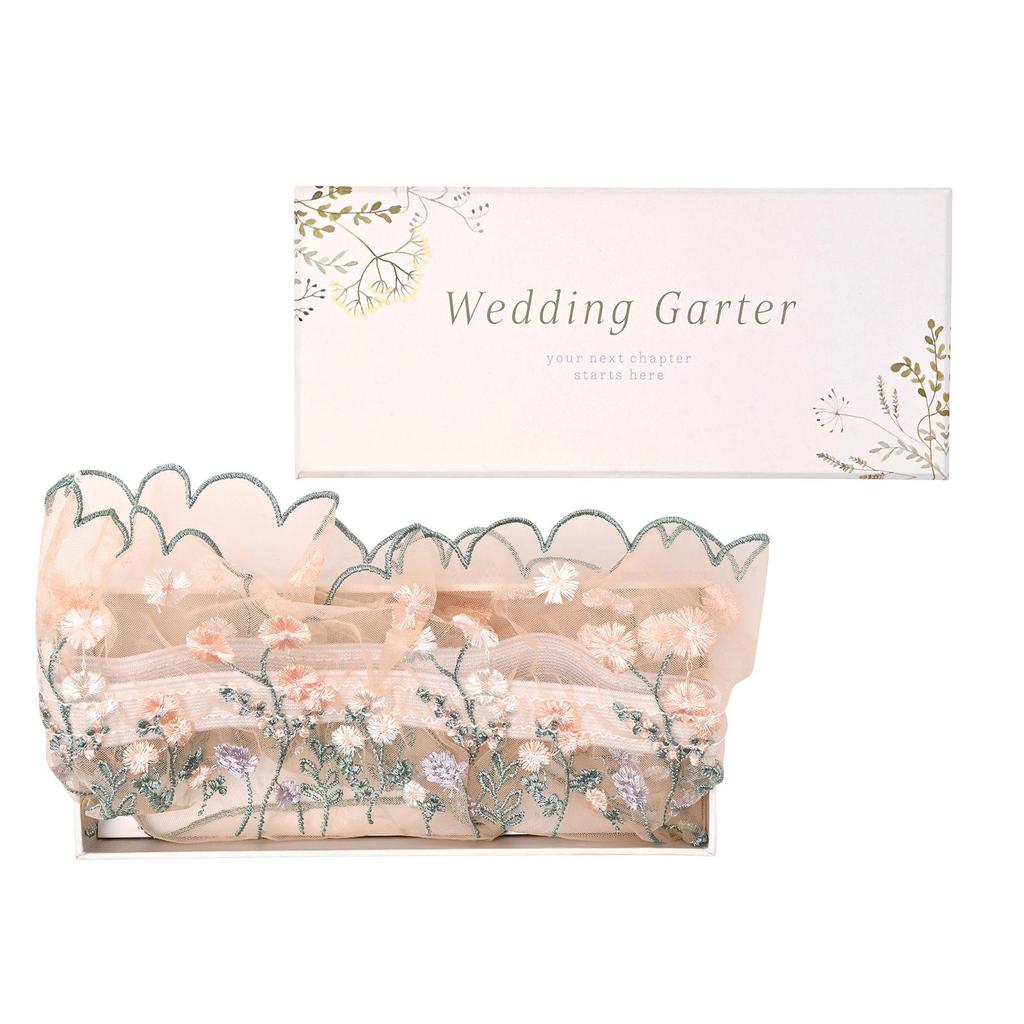 Celebrations Womens/Ladies Love Story Wildflower Garter