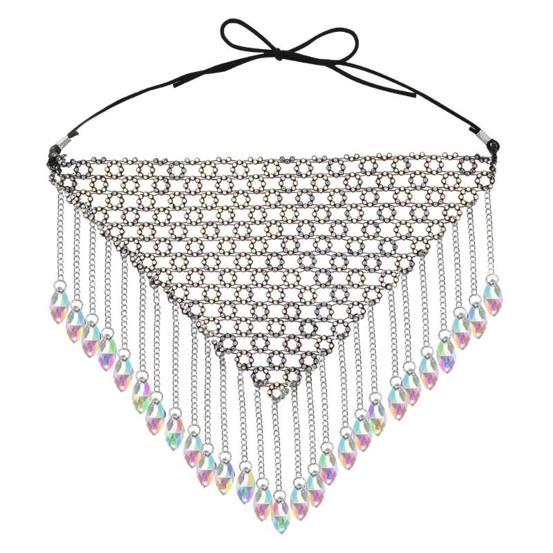 Блестящие стразы сетчатая маска кристальная цепочка для лица маски для шоу танца живота маскарадные маски аксессуар для костюма