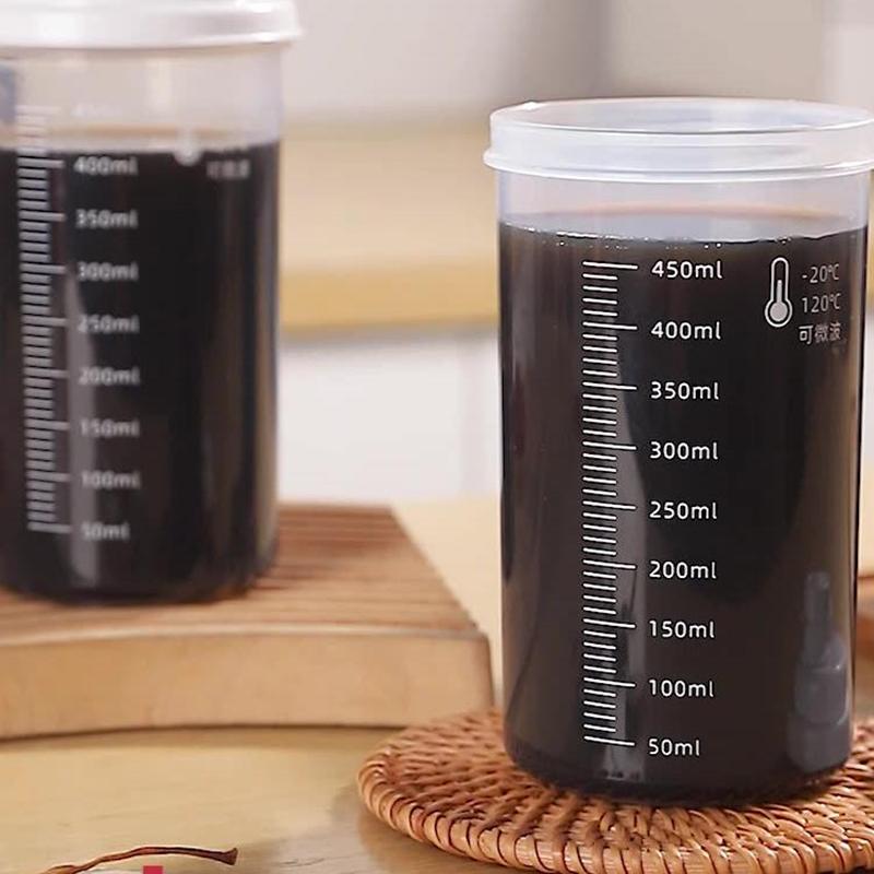 Chinese Medicine Water Storage Bottle With Scale Heated Refrigerated Multi Purpose Fruit Juice Cereal Packaging Bottle