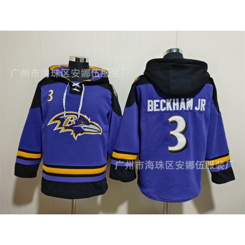 2026 Rugby Ravens Embroidered Fleece Sweatshirt 22 23 Winter Warm Unisex