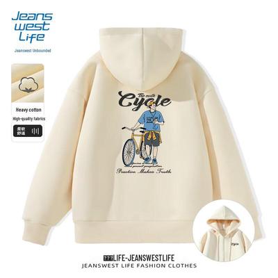 Jeanswest Men's Heavyweight Zip-Up Hoodie