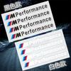 E60 New 4pcs M performance sticker car door handle sticker For bmw M Sticker X1 X3 X4 X5 X6 X7 e46 e90 f20 e60 e39 f10 Car acce