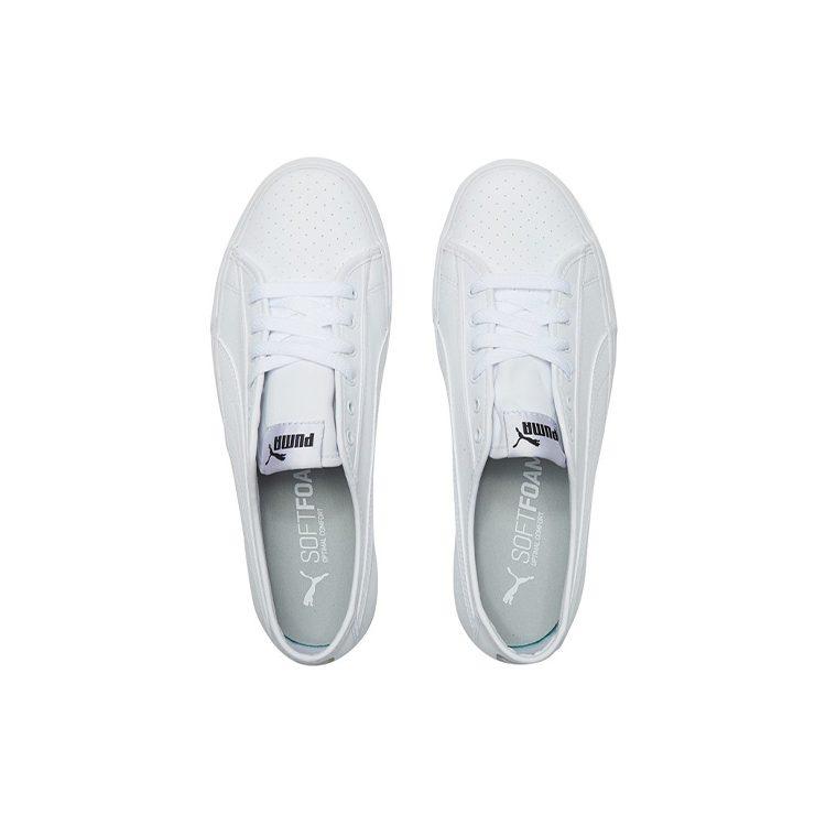 PUMA Bari Low Tops Casual Skateboarding Shoes Unisex White 370916-02
