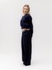 GLOWNY G Hug Knit Pants (Navy)
