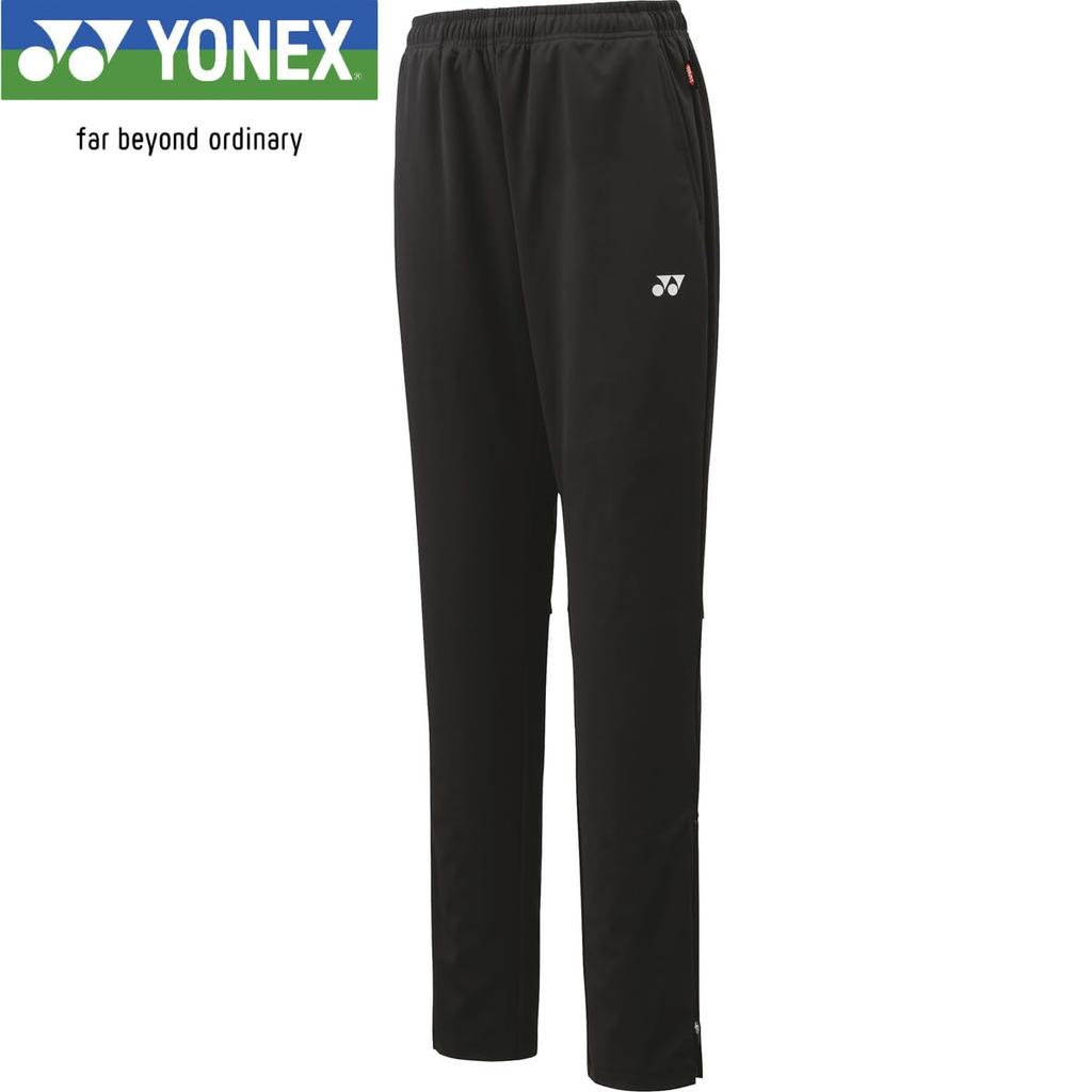 Yonex Long Black Size M Women's Warm-Up Pants, (007),