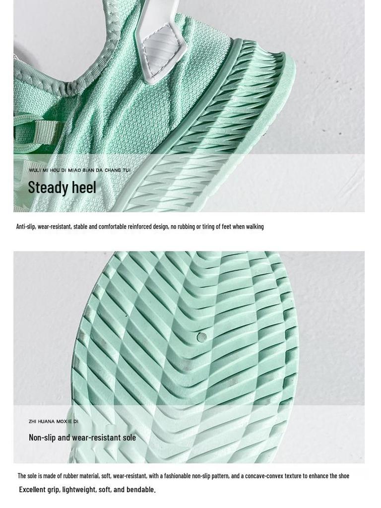 Women's 2024 Spring Flyknit Coconut Sneakers: Korean Style Casual Running Shoes F8801