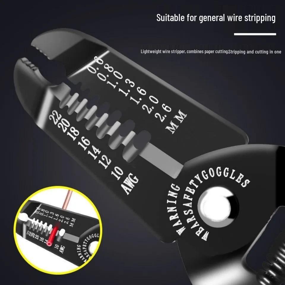 Electrician's Multi-Function Wire Stripper & Crimping Pliers