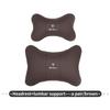 Car Headrest Neck Pillow Lumbar Support Cushion Interior Accessories For Alfa Romeo GT Stelvio F1 Brera Volante Tonale Gloria