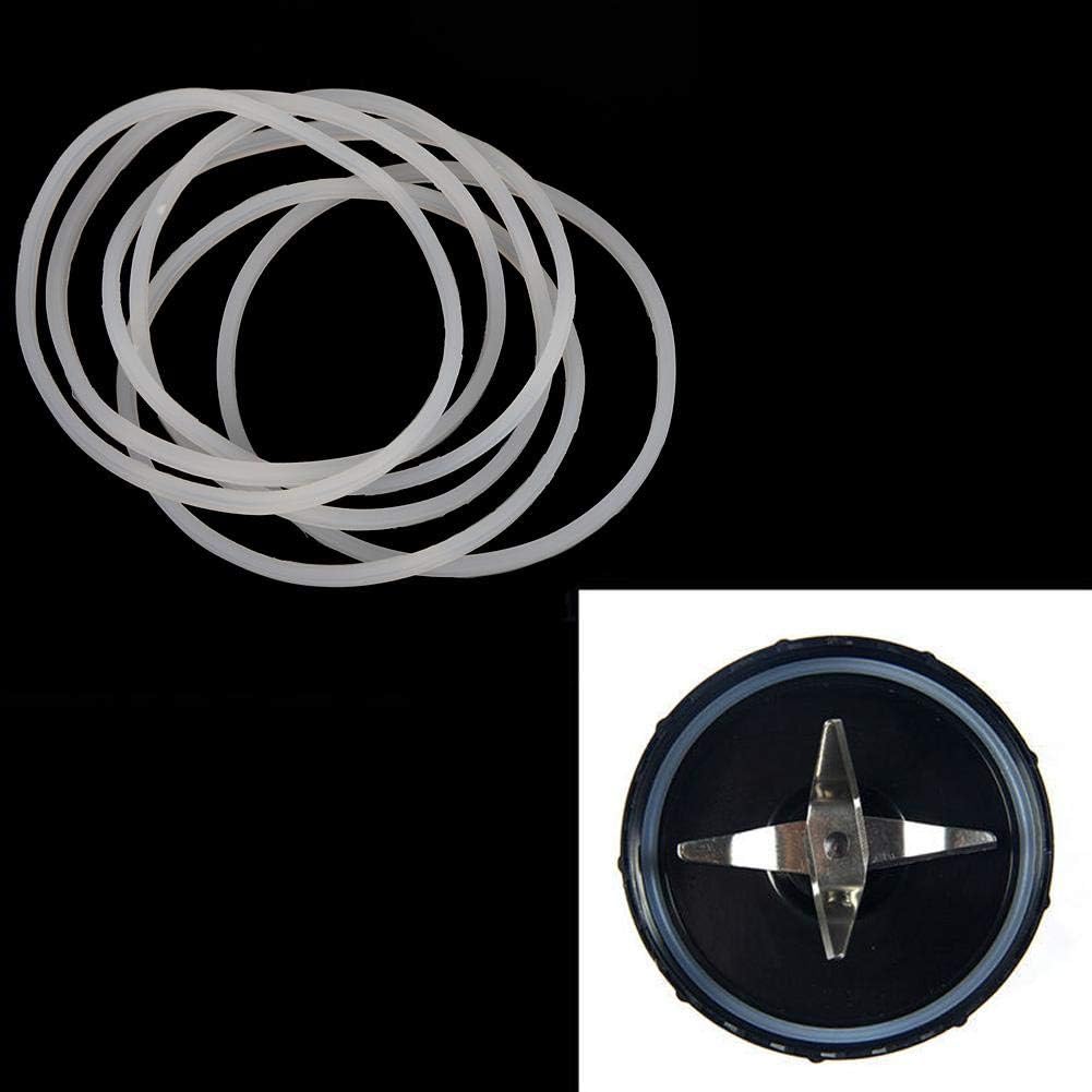 6Pcs Rubber Gasket, Silicone Replacement Gasket Seals, O-Gasket Rubber Sealing O- Gasket Replacement Juicer Blender Cross Blade (02)