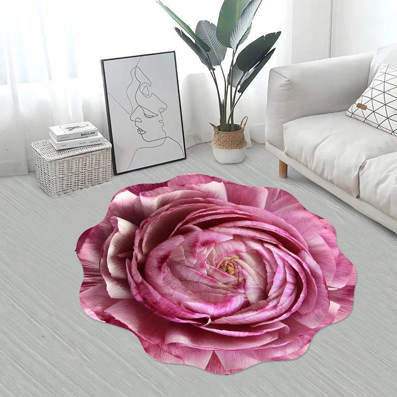 

Подсолнух Коврик для дома Неправильная форма Ковер для гостиной Неправильная форма Ковер у кровати в спальне 60*60cm