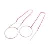 Exquisite Russian 585 Purple Gold Fashion Versatile Large Circle Earphone Women'S Foreign Gas Plated Rose Gold Earphone Women'S