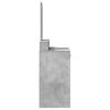 Makeup Table Concrete Grey 100 x 41 x 140 cm Engineered Wood