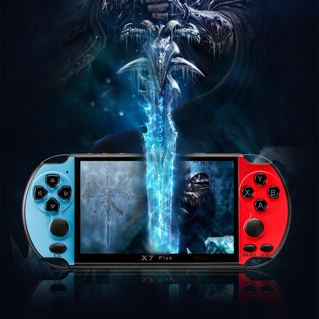 X7Plus Video Game Console Portable Handheld Retro Game Console In 10,000+ Games 5.1 Inch Dual Joystick Controller Gifts