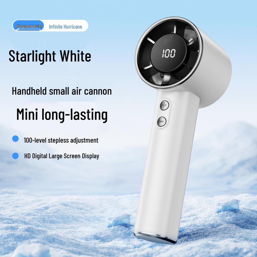 Portable Mini Turbo Fan: Compact, Powerful Handheld for Home, Office, Outdoor Use