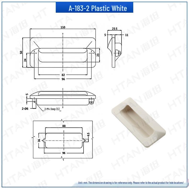 PL027 Stainless Steel Recessed Pull Handle for Sliding Doors and Toolboxes