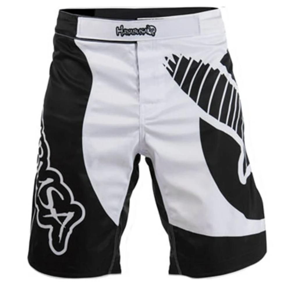 MMA schwarzer Drache Adler Untertitel Sport atmungsaktiv Boxen Training kurz 2XL white