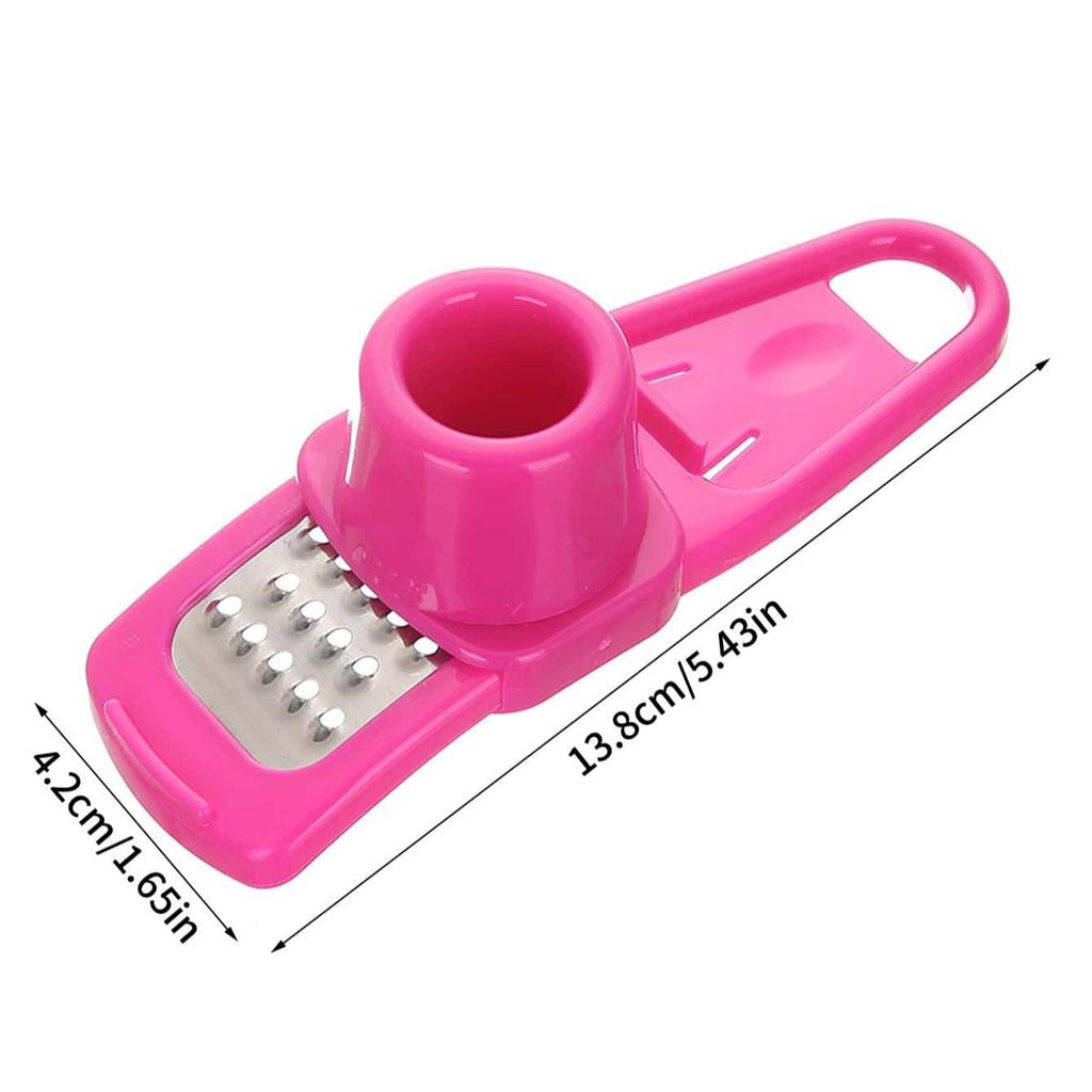 1Pc Household Multifunctional Manual Garlic Grinding Ginger Garlic Press Garlic Mash Peeling Garlic Twist Garlic Creative Kitchen Gadget