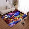 "Colorful Cartoon Characters Decorative Carpet for Living Room Decor" Suitable for Use As an Anti-slip for Living Room Bedroom Sofas
