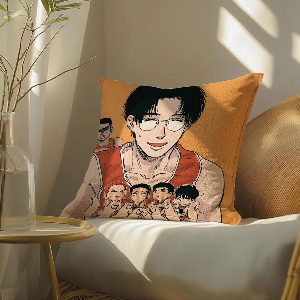 S-Slamdunkanimecute Pillow Case Pillowcase, Double-Sided Printed, Sofa Cushion, Bedroom Headboard