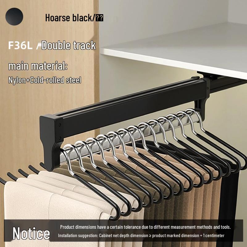 Teleskop-Hosenständer für den Kleiderschrank: Multifunktionale Schublade mit Auszug für den Hausgebrauch.