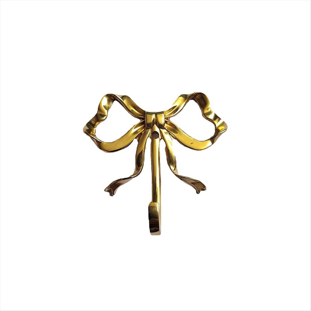 M-Modern-Bow Hook Single Hanger Gold Coat Hooks Bow Shaped Wall Hook Wall Hanging Coat Hook Bathroom Wall Hook Easy To Use ,B