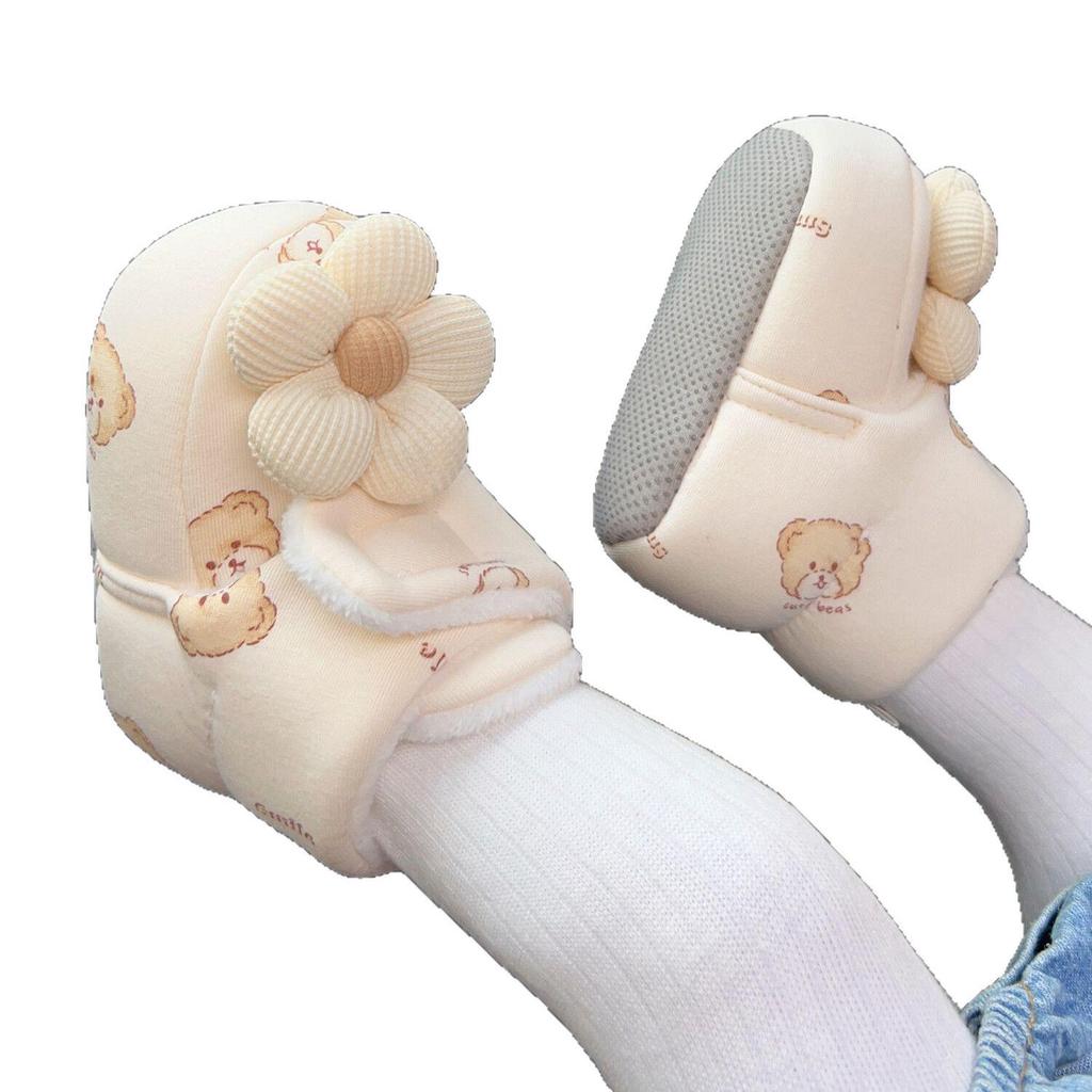 Winterliche, samtgefütterte Baby-Baumwollstiefel: Weiche Lauflernschuhe für Neugeborene und Kleinkinder, kuschelig und warm.