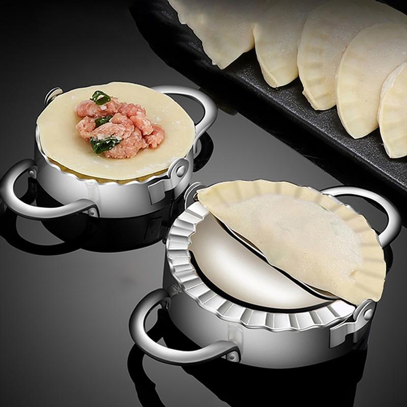 1 buc găluște din oțel inoxidabil Maker găluște piele mucegai Ravioli Maker presă plăcintă a face presă înveliș patiserie Maker accesorii de bucătărie