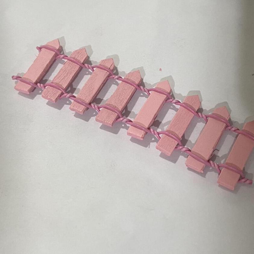 

5/100pc 9.5*3cm Mini Wooden Fence DIY Miniature Fairy Garden Wood Barrier Dollhouse Showcase Craft Home Decor Garden Accessories 5PCS