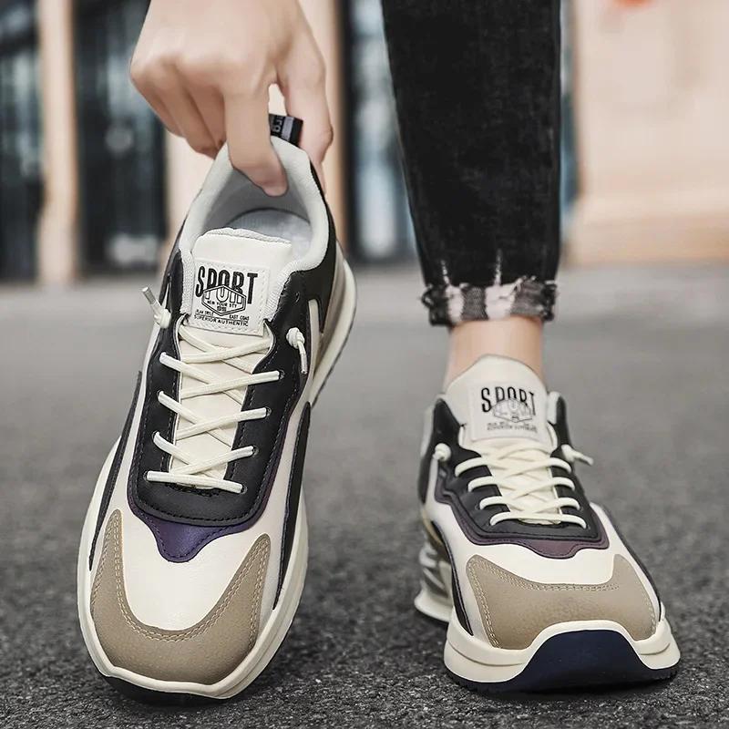 Men's Casual Running Sneakers Sport Fashion Shoes Men Running Shoes Breathable Sneakers Wearable Male Jogging Athletic Shoes