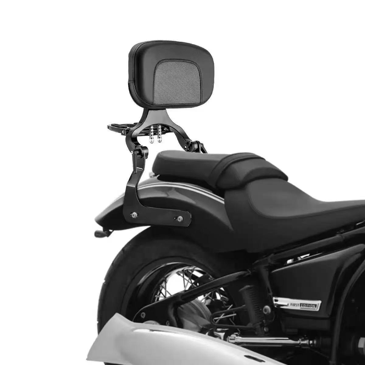 Compatible BMW R18 Dreamer Motorcycle Multifunctional Folding Passenger Backrest Electroplated