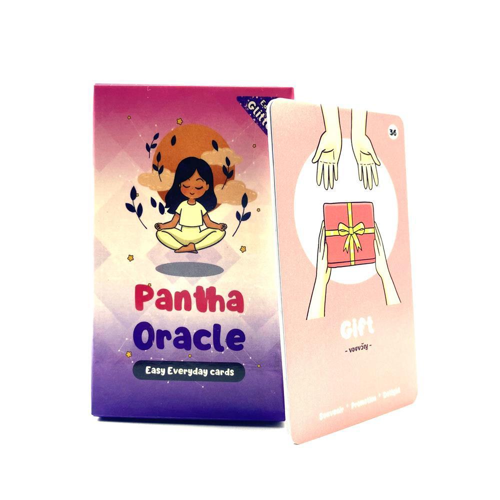Pantha Oracle Cards Deck With Nonwoven Fabric Case For Tarot Enthusiasts