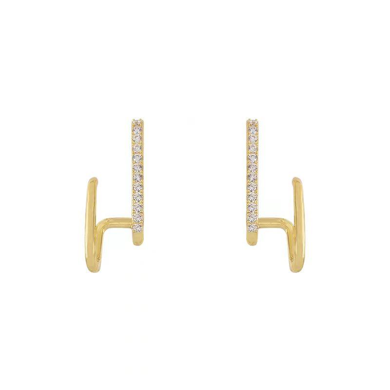 Korean Geometric Luxury Design Versatile Earrings