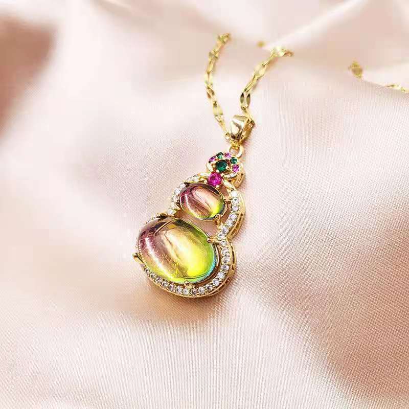 Magic Stone Gourd Necklace Women'S Design Qixi Festival Send Girlfriend Send Girlfriend