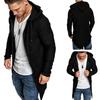 Manteau Homme Couleur Unie Queue de Pie Automne Hiver Veste Slim Mi-longue pour Bureau