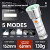 Tragbare LED-Taschenlampe, Multifunktions-Camping-Taschenlampe mit Seitenlicht, wiederaufladbare Zeltlampe, Outdoor-Camping-Laterne für den Notfall