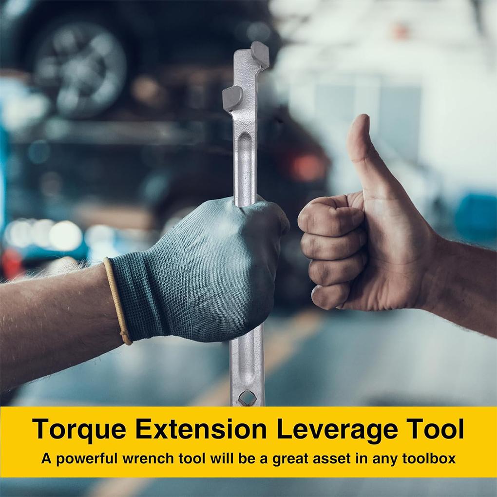 2pcs Metal Universal Tor-que Wrench Extender Adaptor Wrench Adapter Wrench Adapter Extender