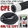 4M 13FT 4AN 6AN 8AN 10AN 12AN Racing Fuel Hose Oil Gas Line Nylon Stainless Steel Braided Brake Hose CPE Rubber Pipe Cooler Tube