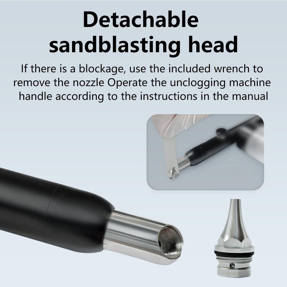 Dental Alumina Micro Sandblaster Black 4-Hole/2-Hole Pneumatic Polishing Machine Oral Hygiene Teeth Cleaning Device