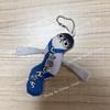 10cm/3,93in GINTAMA Plüsch Schlüsselanhänger Anime Zubehör Anhänger Cartoon Figuren Dekorative Puppen Sammlerstücke Niedliche Spielzeuge Lustige Geschenke