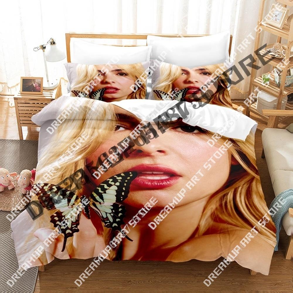 3D Print Addison Rae Singer Bedding Set Twin Queen King Full Size Duvet Cover Pillowcase Bed boys girls Adult Home Textiles
