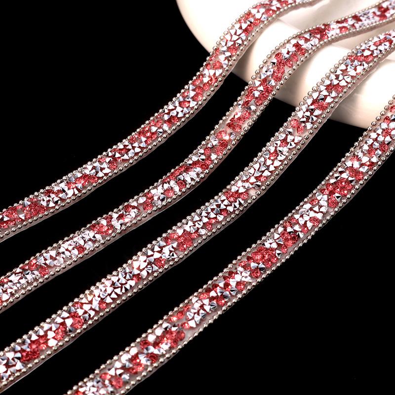 Tiras autoadhesivas de diamantes de imitación de resina para hacer joyas