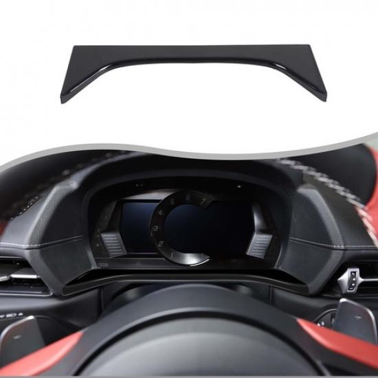 Glossy Black ABS Lower Dashboard trument Panel Trim For Toyota Supra A90 19+