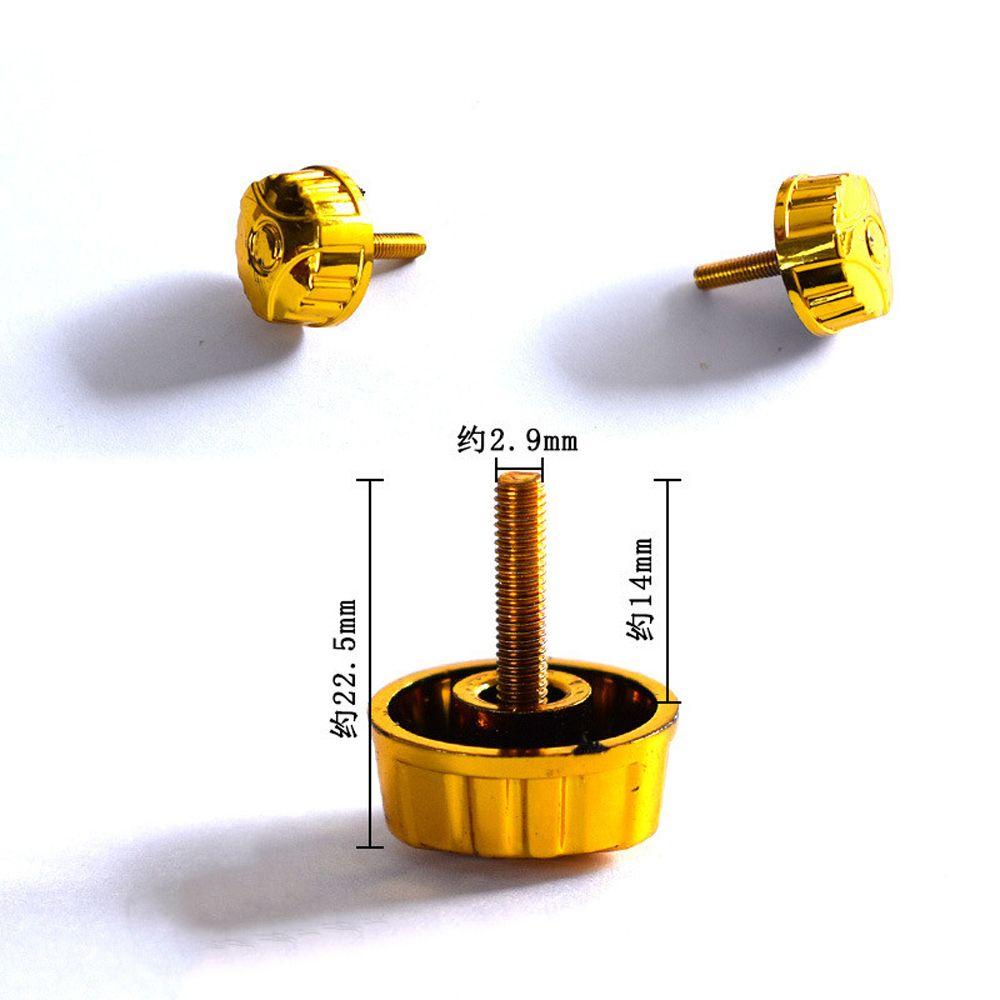 Golden/Sliver Color Fishing Handle Screw Rocker Screw Spinning Reel Nuts Fishing Reel Screw