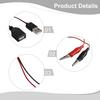 Test Wire 33 2CM USB Male To Female with For Alligator Clips Connection
