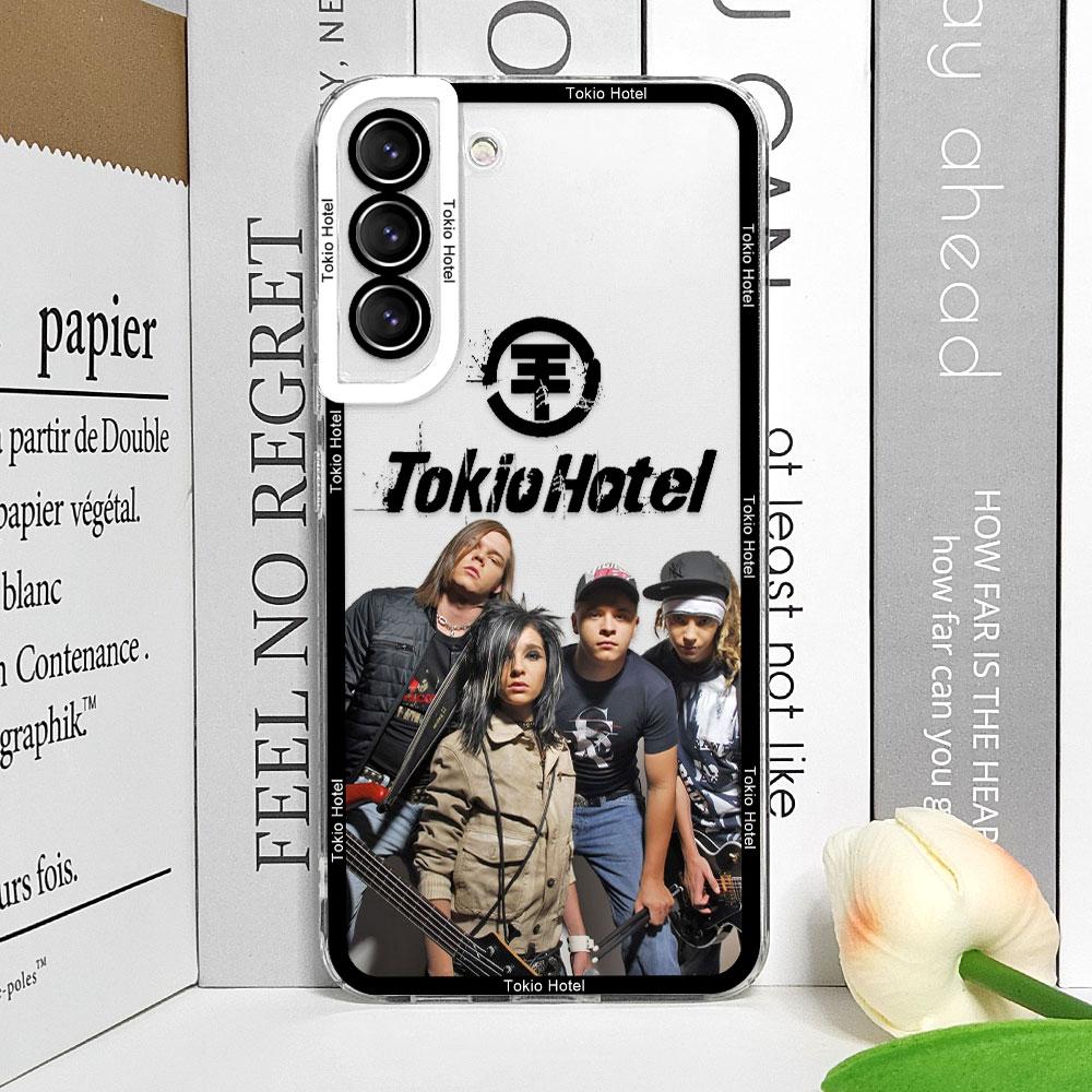 Singer Tom Bill Kaulitz T-tokio Hotel Phone Case for Samsung Galaxy S23 S24 Ultra S21 S22 FE Soft TPU Cover for Samsung S25 Plus