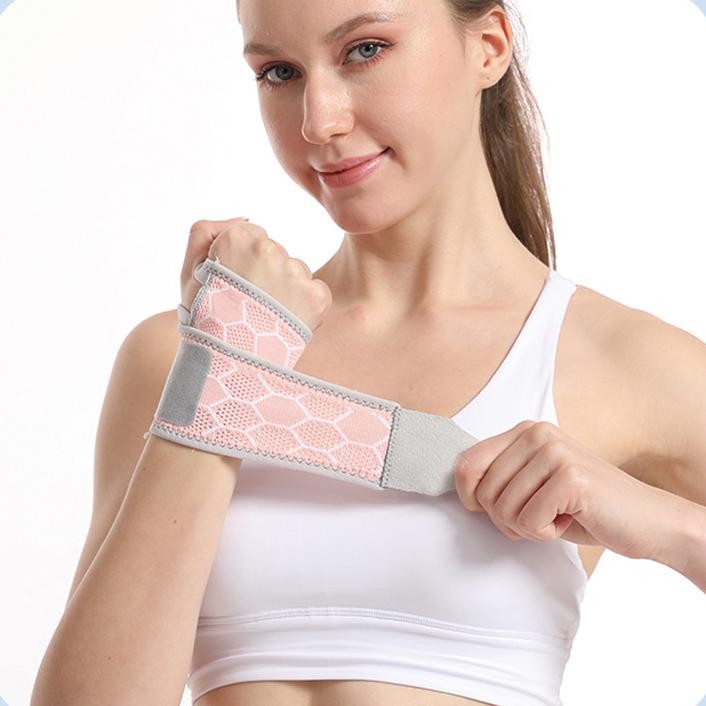 Protetores de Pulso para Esportes e Fitness Badminton Envoltório de Pulso Protetores Respiráveis Bainha Tendinosa Proteção para as Mãos Bandagem Equipamento de Fixação